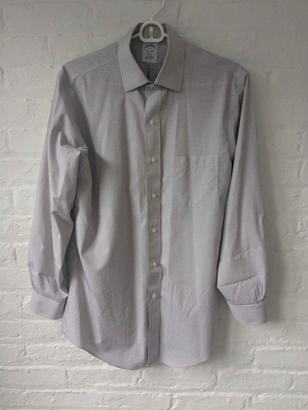 Men's Lavender Check Dress Shirt